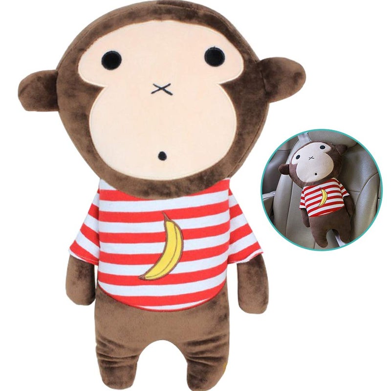 Kelendle Seat Belt Pillow Kids Car Seat Belt Cover Vehicle Shoulder Pads Car Seatbelt Cushion for Kids Seat Strap Pillows Kids Animal Travel Pillow - Image 1